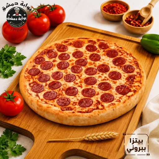 بيتزا البيبروني حجم كبير